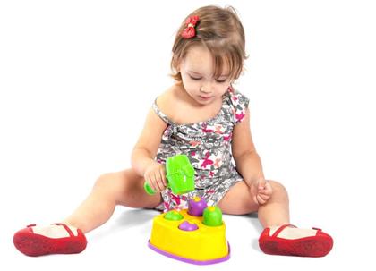 Imagem de Brinquedo Criança Infantil Bate Martelo Rata Tuff Educativo - Jp Brink