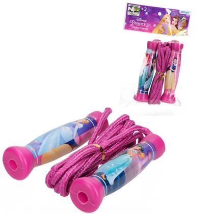 Imagem de Brinquedo Criança Infantil Pula Corda Disney Princesas 220cm