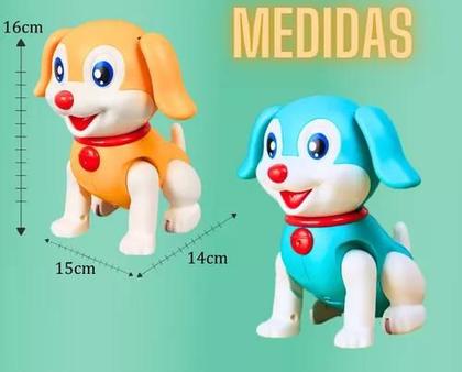 Imagem de Brinquedo Crianças Robô Cachorrinho Animal Rotativo Som Luz