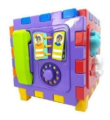 Imagem de Brinquedo Cubo Didático Grande 6 Em 1 Mercotoys 417
