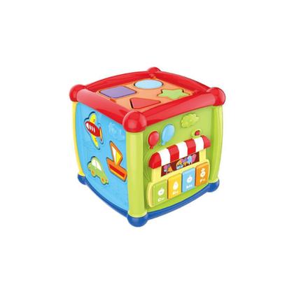 Imagem de Brinquedo Cubo Musical Interativo c/ 11 Blocos FBB698 - Fenix