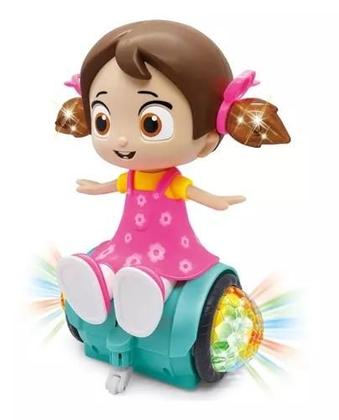 Imagem de Brinquedo Dance Girl Boneca Musical C/ Rodinhas Globo De Luz