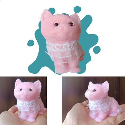Imagem de Brinquedo de Apertar Gatinho Squish Anti Estresse Gato Fofo