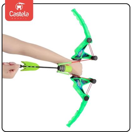 Imagem de Brinquedo de Arco e Flecha com Lança Dardos para Adolescente - Castela