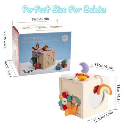 Imagem de Brinquedo de atividade Twefex Pull String Montessori de 6 a 12 meses