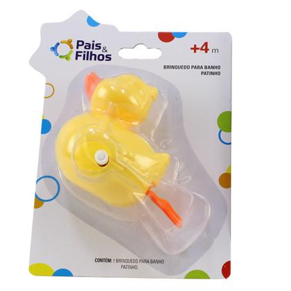 Imagem de Brinquedo De Banho Patinho Amarelo Bebe Infantil Divertido