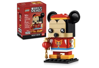 Imagem de Brinquedo de construção LEGO BrickHeadz Mickey Mouse Spring Party