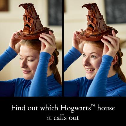 Imagem de Brinquedo de construção LEGO Harry Potter Talking Sorting Hat 76429