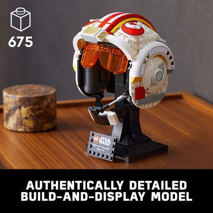 Imagem de Brinquedo de construção LEGO Star Wars Luke Skywalker Red 5 Helmet 75327