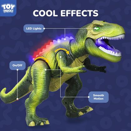Imagem de Brinquedo de dinossauro com controle remoto STEAM Life T-Rex para crianças 3-12