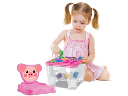 Imagem de Brinquedo de Encaixar Bichos Cadeirinha Didática