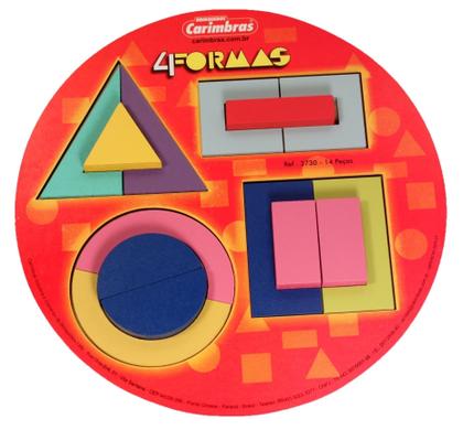 Imagem de Brinquedo de Encaixe 4 Formas