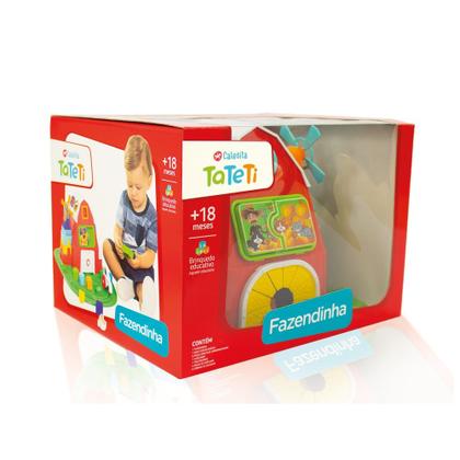 Imagem de Brinquedo de Encaixe Educativo Fazendinha TaTeTi