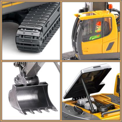 Imagem de Brinquedo de escavadeira de controle remoto PREPOP para meninos de 6 a 12 anos