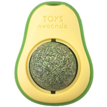 Imagem de Brinquedo de Gato Abacate Lambe Lambe Interativo com Bola Catnip Erva de Gato para Grudar na Parede