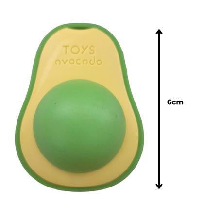 Imagem de Brinquedo de Gato Abacate Lambe Lambe Interativo com Bola Catnip Erva de Gato para Grudar na Parede