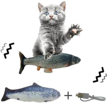 Imagem de Brinquedo De Gato E Cachorro Peixe Elétrico Recarregável Usb