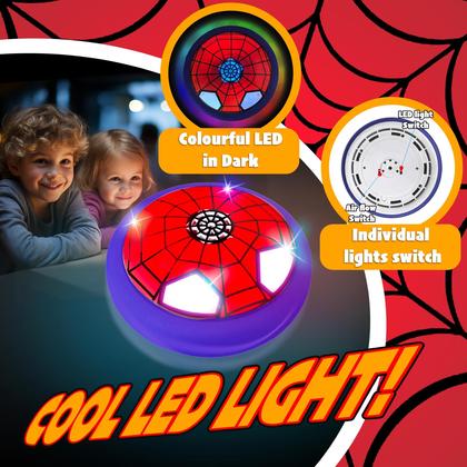 Imagem de Brinquedo de interior Hover Soccer Ball Omiowl Spider Boy com luzes LED