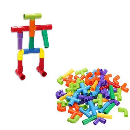 Imagem de Brinquedo De Montar Interativo Blocos Infantil Colorido