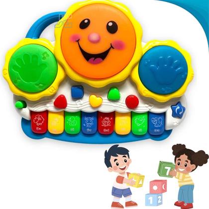 Imagem de Brinquedo De Música Infantil Piano Colorido Divertido