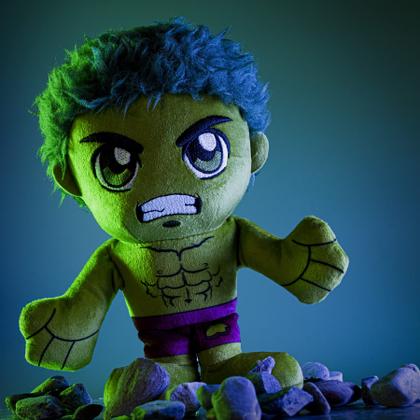 Imagem de Brinquedo de Pelúcia Bleacher Creatures Marvel Hulk - 8 Polegadas