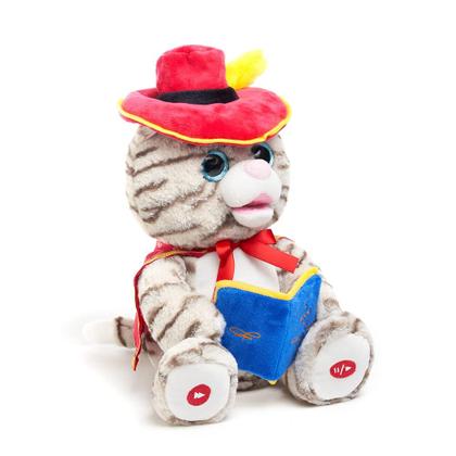 Imagem de Brinquedo de pelúcia Cuddle Barn Sir Catsby The Storyteller Cat 30 cm