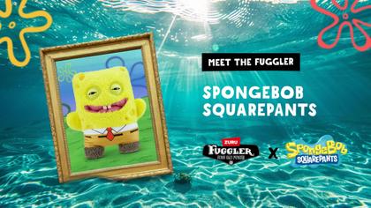 Brinquedo de pelúcia Fuggler Spongebob Squarepants de 9 polegadas