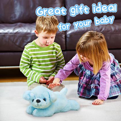 Imagem de Brinquedo de pelúcia Glow Guards 15" Blue Light Up Puppy Dog