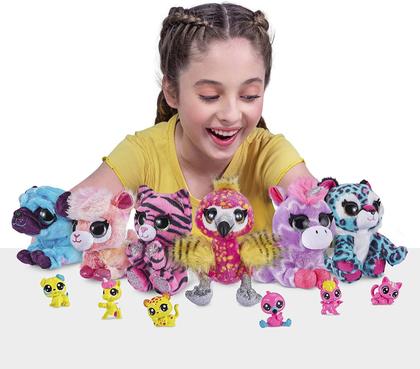 Imagem de Brinquedo de pelúcia ZURU Coco Surprise Neon com bebê colecionável