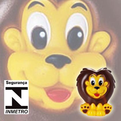 Imagem de Brinquedo De Vinil Para Bebê A Partir De 3 Meses - Leão - Maralex