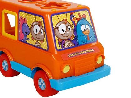Imagem de Brinquedo Didático Baby Van Galinha Pintadinha - Elka Brinquedos