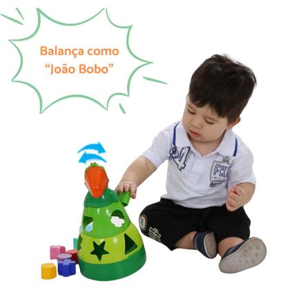 Imagem de Brinquedo Didático Bebê Montar Encaixe 01 Ano Presente Criança Menino Menina Educativo