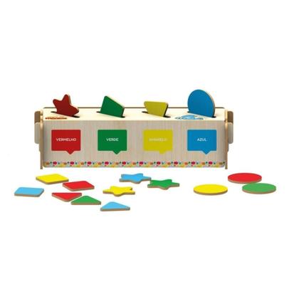 Imagem de Brinquedo Didatico de Seleção Formas e Cores Inclusao TDHA TOD TEA