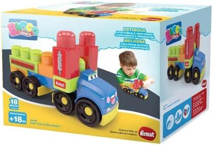 Imagem de Brinquedo Didático E Interativo Super Truck Dismat 18 Peças