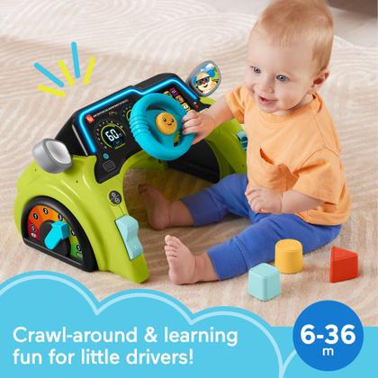 Brinquedo didático Fisher-Price Laugh & Learn Sit & Steer Driver Imagem de Brinquedo didático Fisher-Price Laugh & Learn Sit & Steer Driver