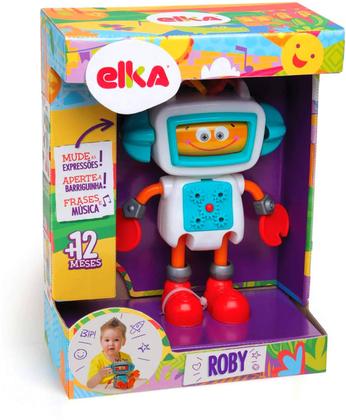 Imagem de Brinquedo Didático Robô De Atividades C/ Som E Luz - Elka