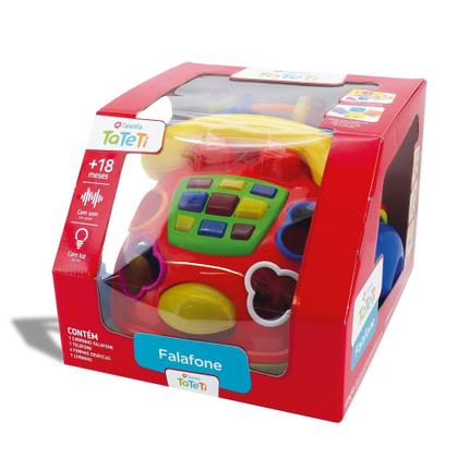 Imagem de Brinquedo Didático Telefone Falafone com Luz e Som TaTeTi