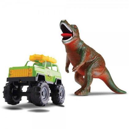 Imagem de BRINQUEDO DINO PARK INFANTIL JIPE DINOSSAURO CARRO 4x4 BOTE