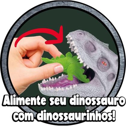 Imagem de Brinquedo Dino Word Predator grande Com Dinossaurinhos - cotiplas