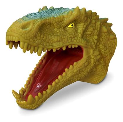 Imagem de Brinquedo Dinossauro Fantoche De Mão Tiranossauro Verde