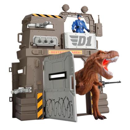 Imagem de Brinquedo Dinossauro Playset Base Com Boneco E Dinossauro - Bee Toys