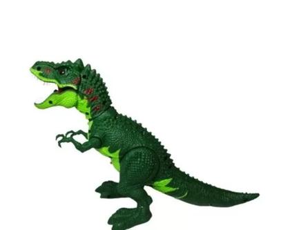 Imagem de Brinquedo Dinossauro Solta Fumaça, Anda Com Som e Luz