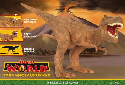 Imagem de Brinquedo Dinossauro Tiranossauro Rex Dino Word