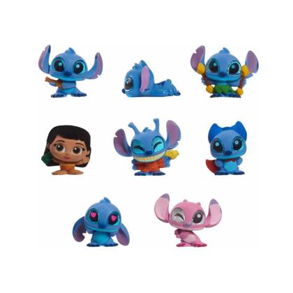 Imagem de Brinquedo Disney Doorables Stitch 08 Bonecos Colecionáveis