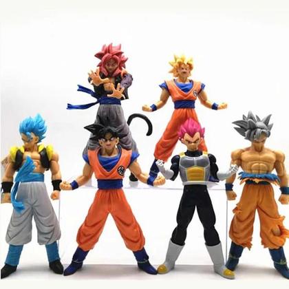 Imagem de Brinquedo Dragon Ball Z Goku Vegeta Broly Super Coleção 18cm Figura