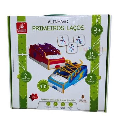 Imagem de Brinquedo Educativo Alinhavo Primeiros Laços 3d Calçado Tênis