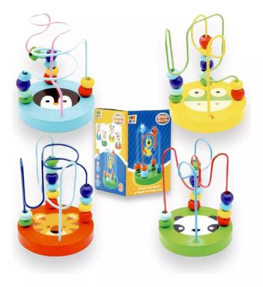 Imagem de Brinquedo Educativo Aramado Divertido Método Montessori Cor Colorido