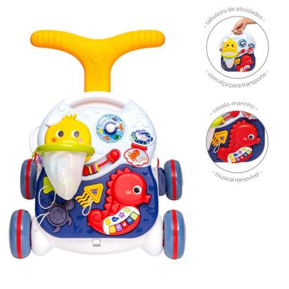 Imagem de Brinquedo Educativo Buba Andador 3 Em 1 Colorido