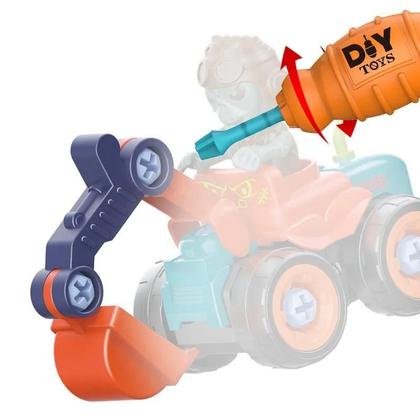 Imagem de Brinquedo Educativo Caminhão Zumbi com Ferramentas Desmonta