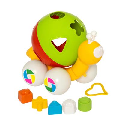 Imagem de Brinquedo Educativo, Caracol Didático Com Formas De Encaixar,  Merco Toys